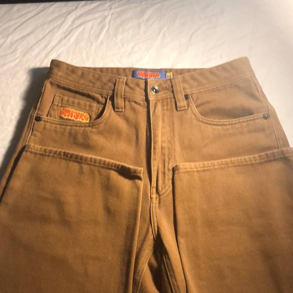 Empyre Loose Fit Tobacco Denim Skate Pants